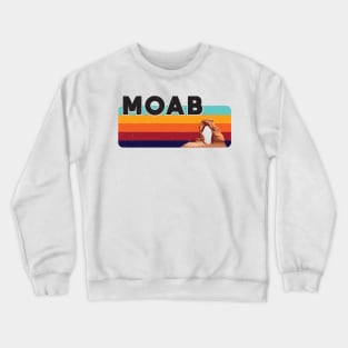 Moab Utah Nature Hiking Mountains Outdoors Vintage Crewneck Sweatshirt